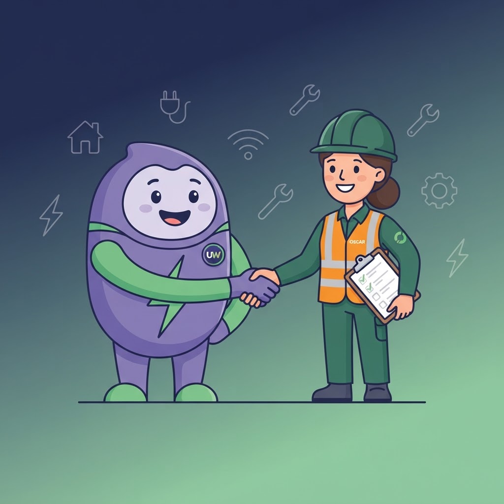 Utility Warehouse and OSCAR Onsite partnership